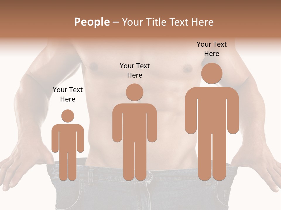 Human Big Thin PowerPoint Template