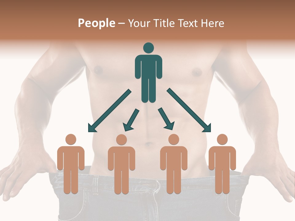 Human Big Thin PowerPoint Template