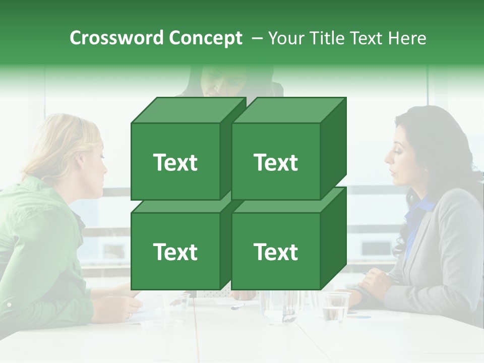 A Group Of Women Sitting Around A Table Talking PowerPoint Template