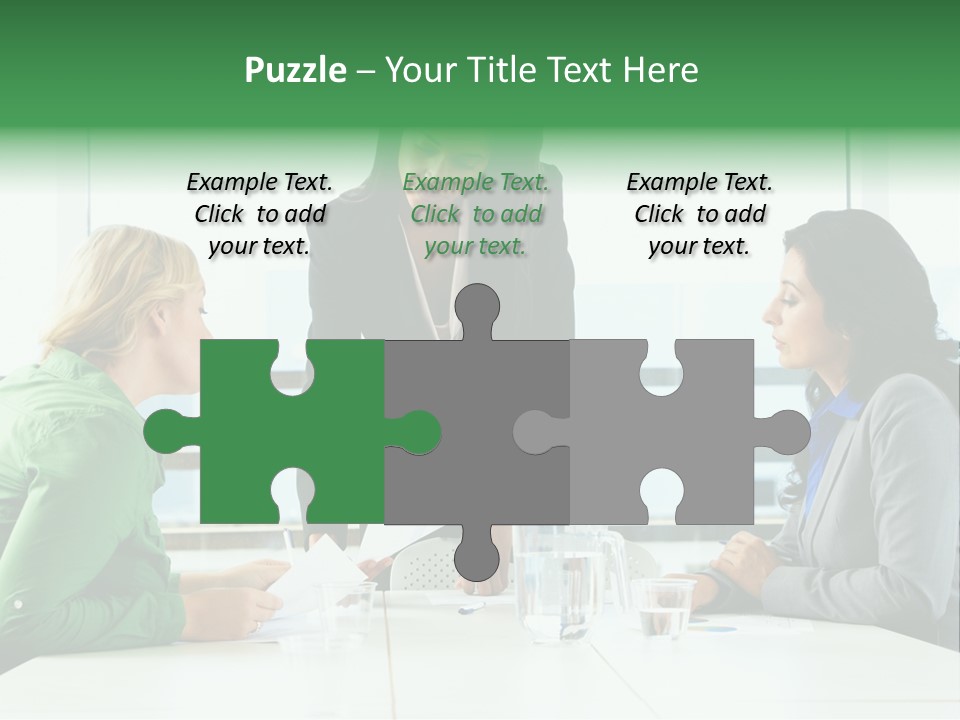 A Group Of Women Sitting Around A Table Talking PowerPoint Template