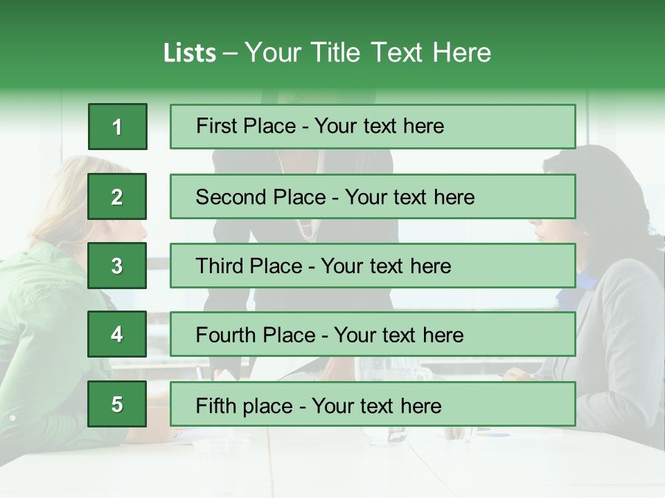 A Group Of Women Sitting Around A Table Talking PowerPoint Template