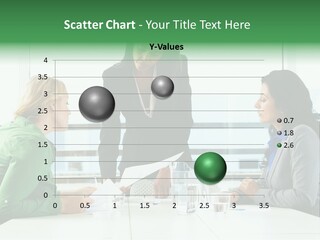 A Group Of Women Sitting Around A Table Talking PowerPoint Template