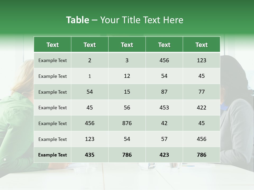 A Group Of Women Sitting Around A Table Talking PowerPoint Template