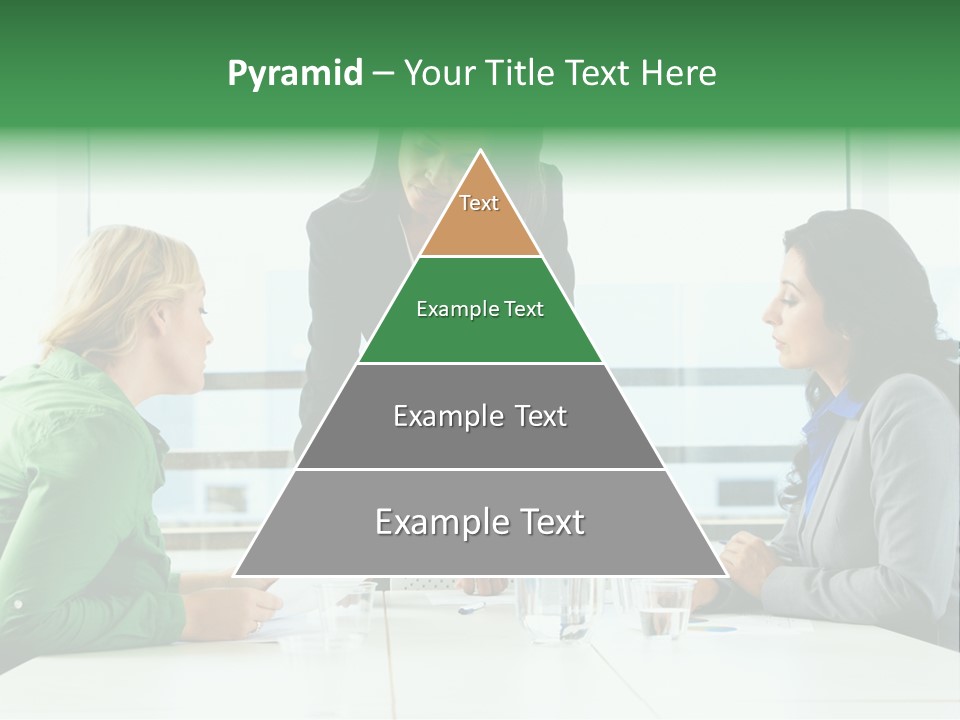 A Group Of Women Sitting Around A Table Talking PowerPoint Template