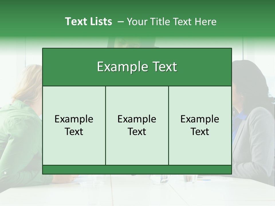A Group Of Women Sitting Around A Table Talking PowerPoint Template