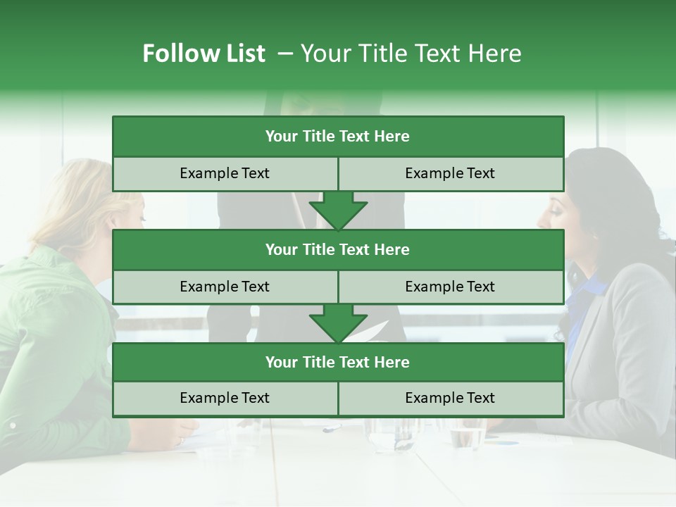 A Group Of Women Sitting Around A Table Talking PowerPoint Template