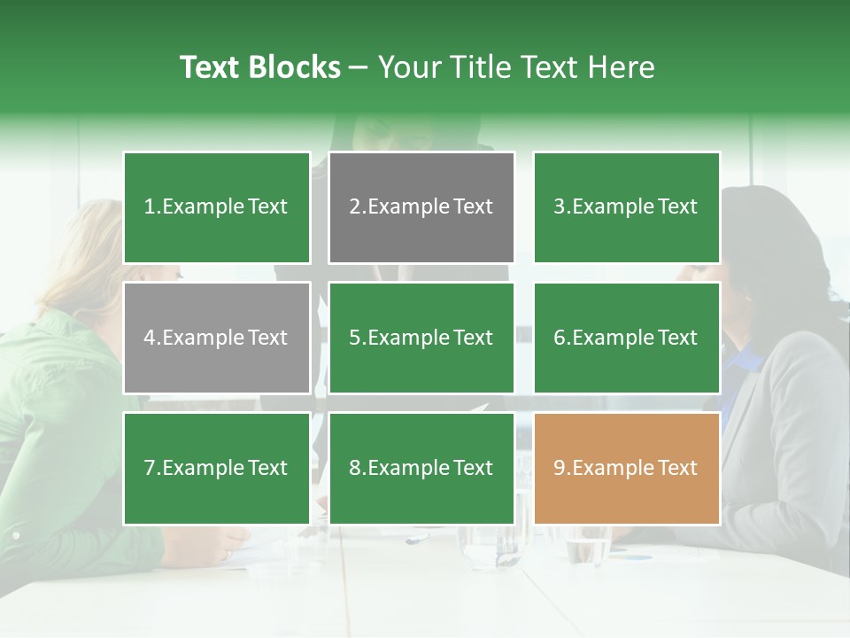 A Group Of Women Sitting Around A Table Talking PowerPoint Template