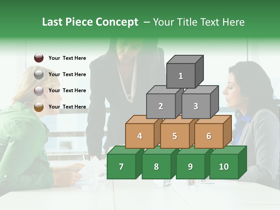 A Group Of Women Sitting Around A Table Talking PowerPoint Template