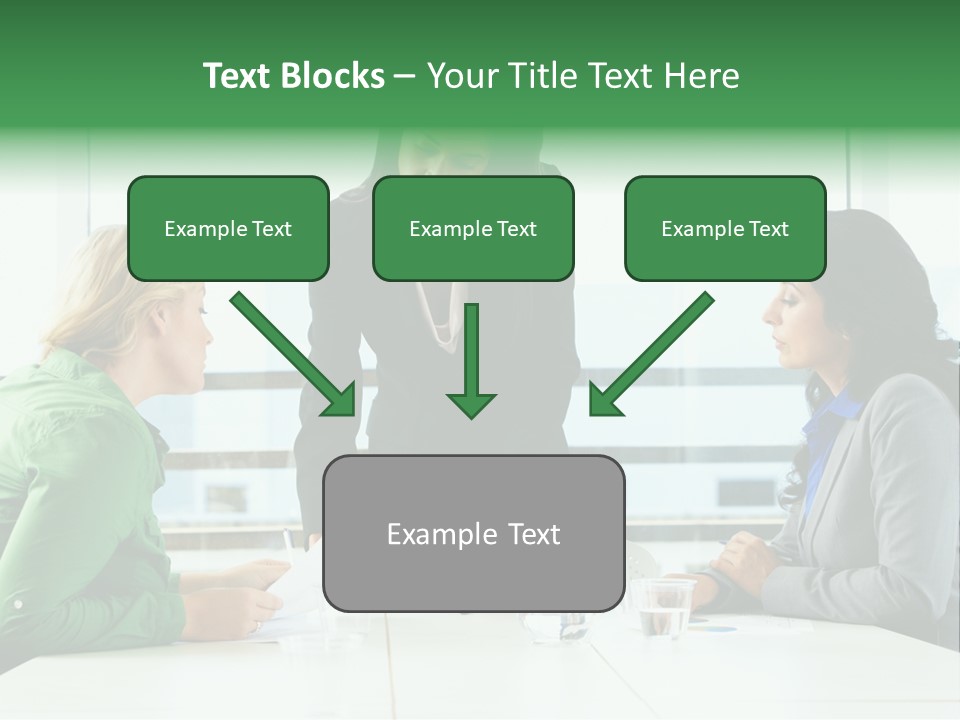 A Group Of Women Sitting Around A Table Talking PowerPoint Template