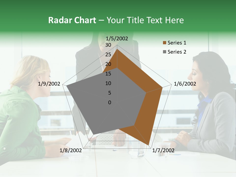 A Group Of Women Sitting Around A Table Talking PowerPoint Template