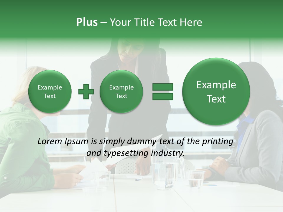 A Group Of Women Sitting Around A Table Talking PowerPoint Template