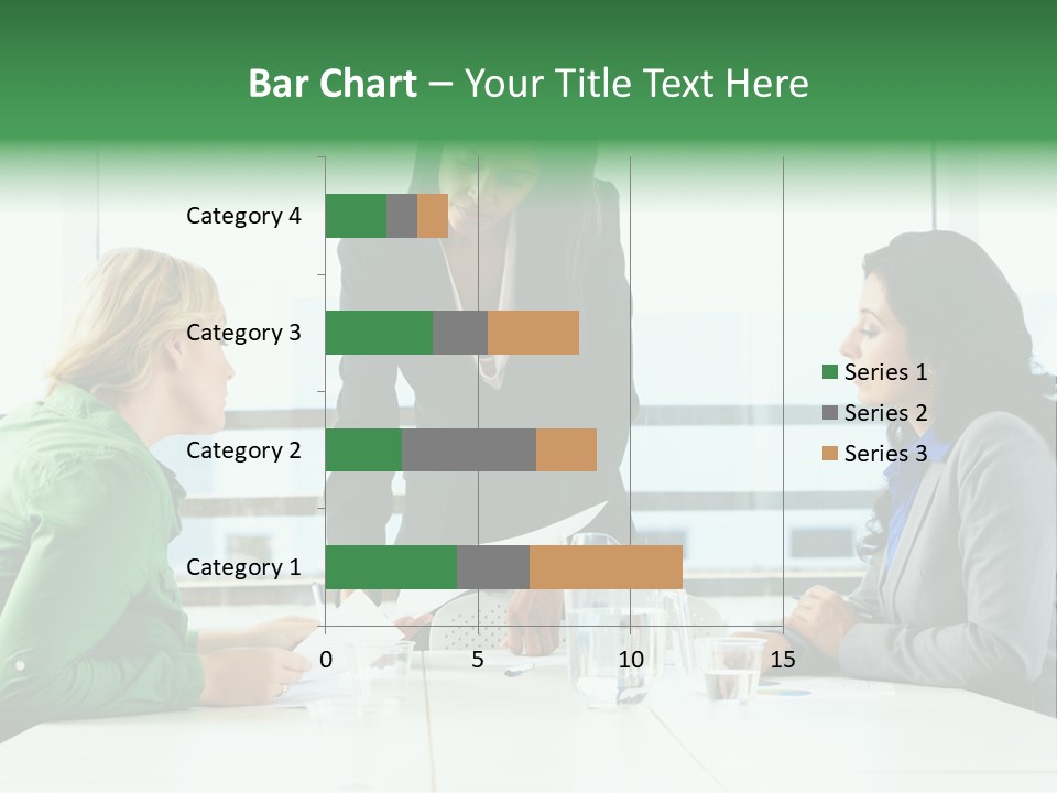 A Group Of Women Sitting Around A Table Talking PowerPoint Template