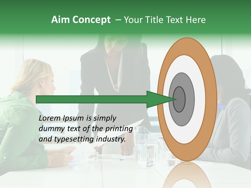 A Group Of Women Sitting Around A Table Talking PowerPoint Template