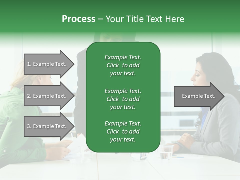 A Group Of Women Sitting Around A Table Talking PowerPoint Template