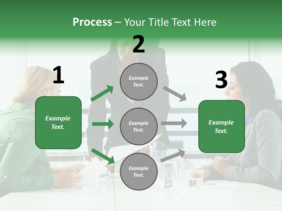 A Group Of Women Sitting Around A Table Talking PowerPoint Template