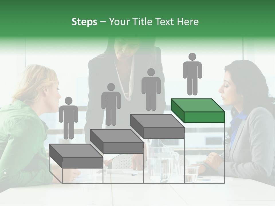 A Group Of Women Sitting Around A Table Talking PowerPoint Template