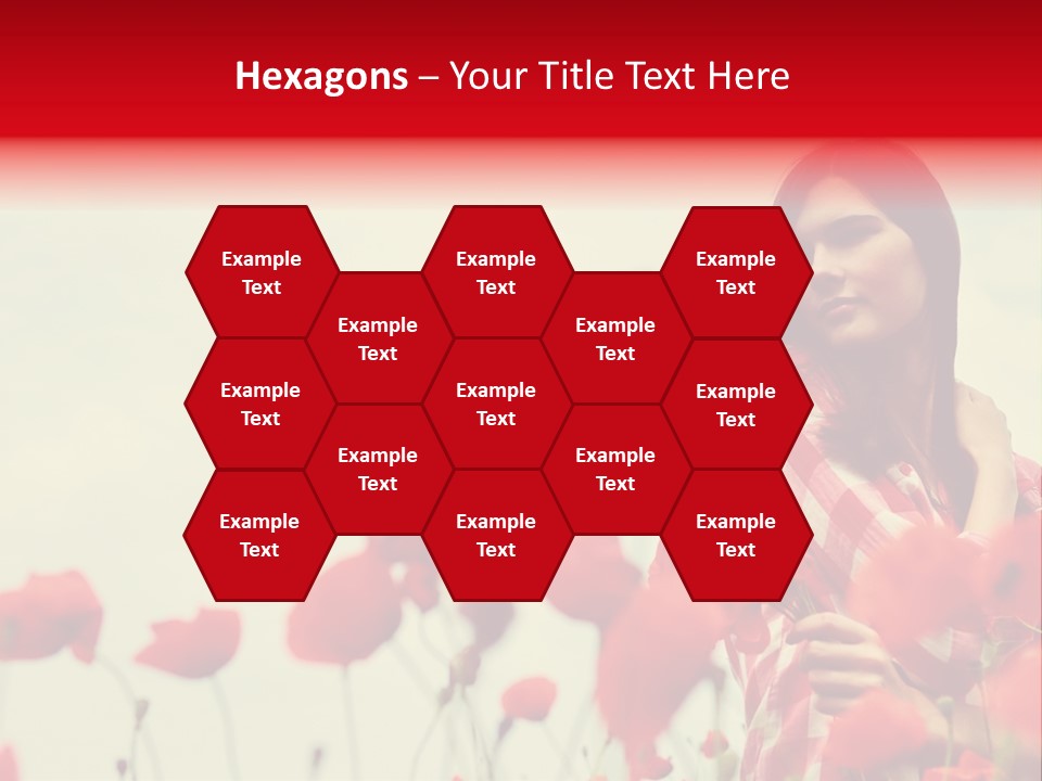 Offspring Friendly Schoolgirl PowerPoint Template