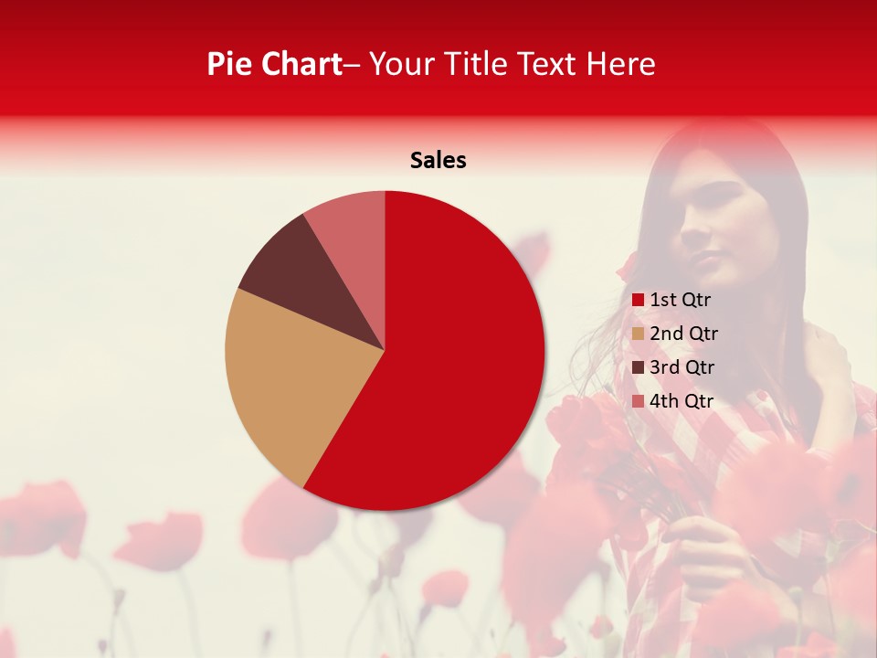 Offspring Friendly Schoolgirl PowerPoint Template