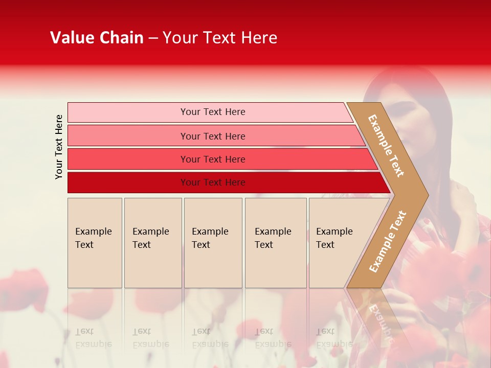 Offspring Friendly Schoolgirl PowerPoint Template