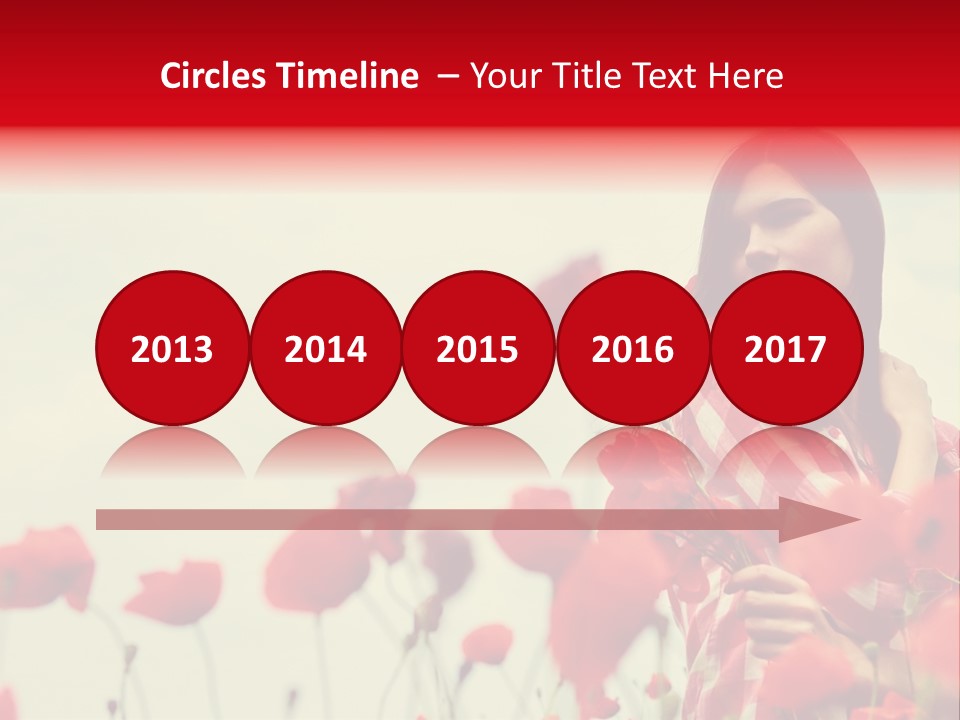 Offspring Friendly Schoolgirl PowerPoint Template