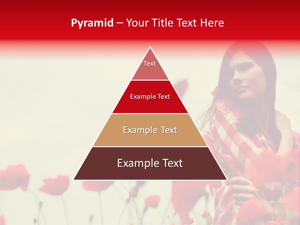 Offspring Friendly Schoolgirl PowerPoint Template