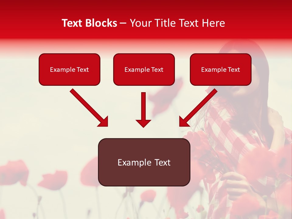 Offspring Friendly Schoolgirl PowerPoint Template