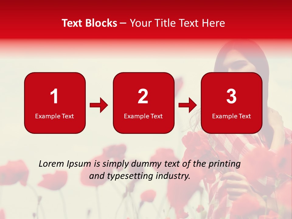 Offspring Friendly Schoolgirl PowerPoint Template