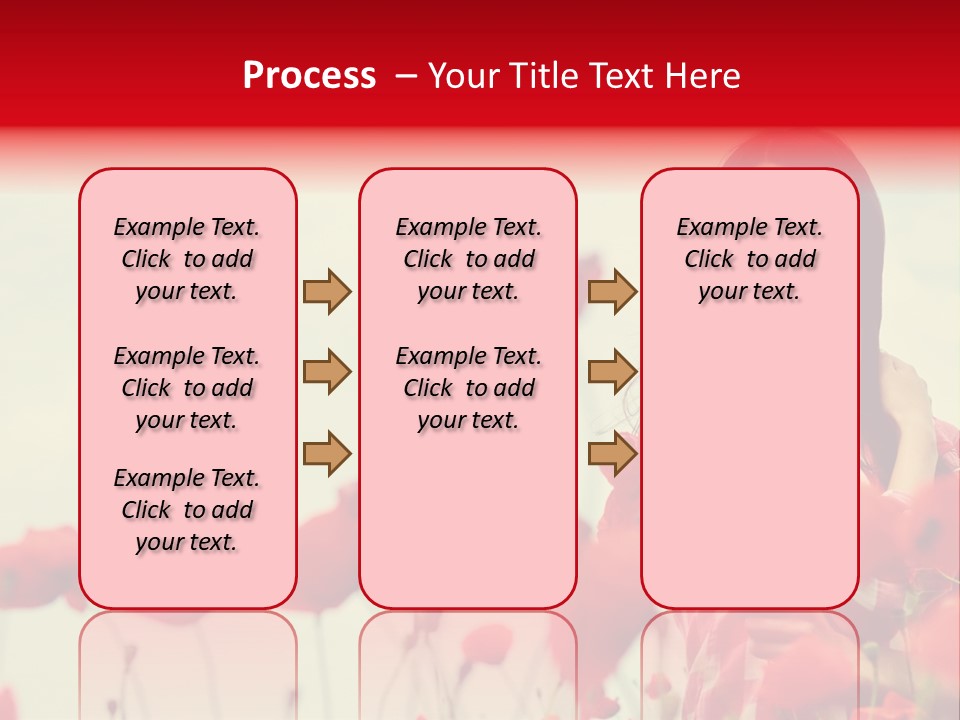 Offspring Friendly Schoolgirl PowerPoint Template