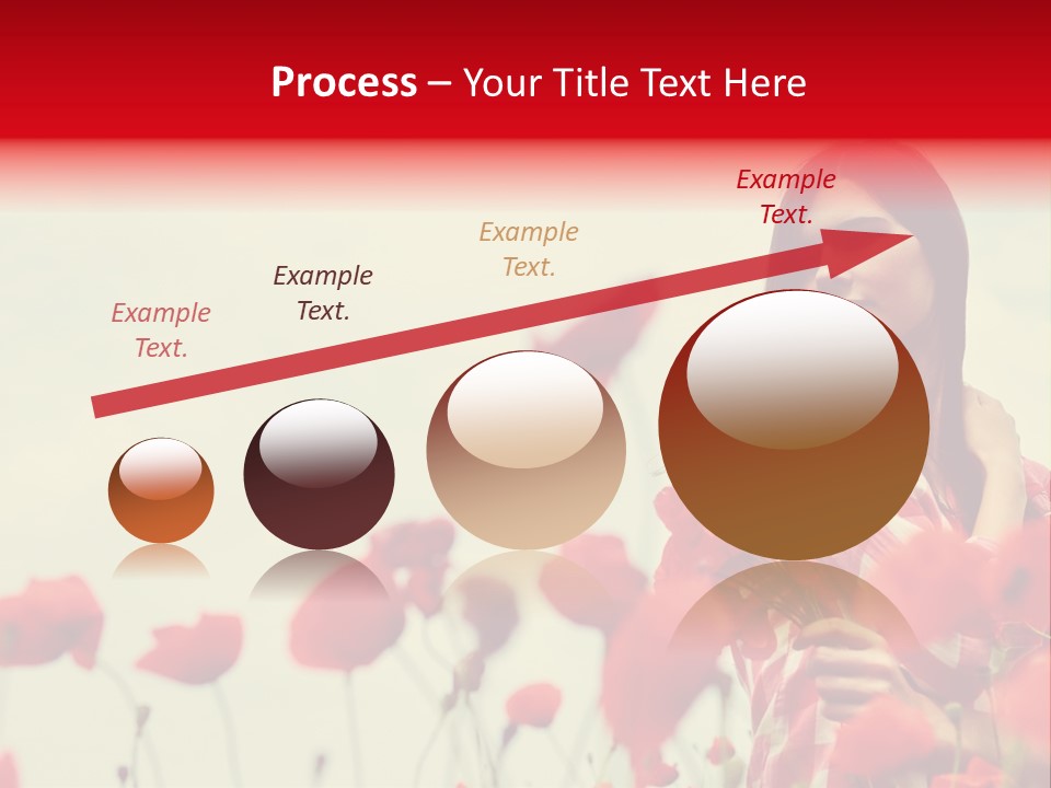 Offspring Friendly Schoolgirl PowerPoint Template