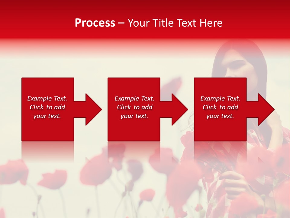 Offspring Friendly Schoolgirl PowerPoint Template