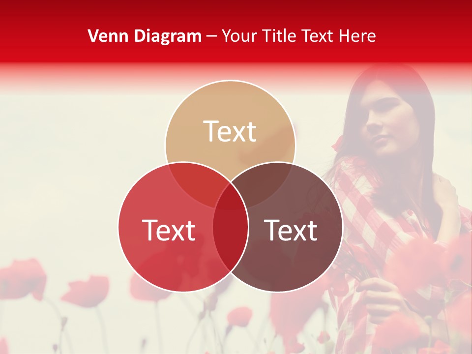 Offspring Friendly Schoolgirl PowerPoint Template