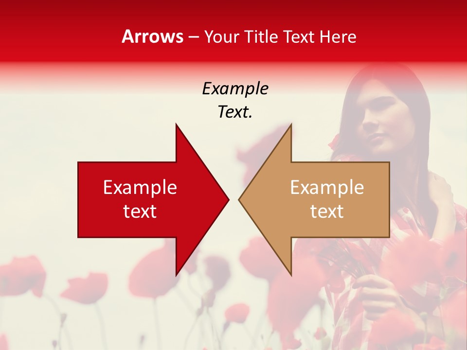 Offspring Friendly Schoolgirl PowerPoint Template