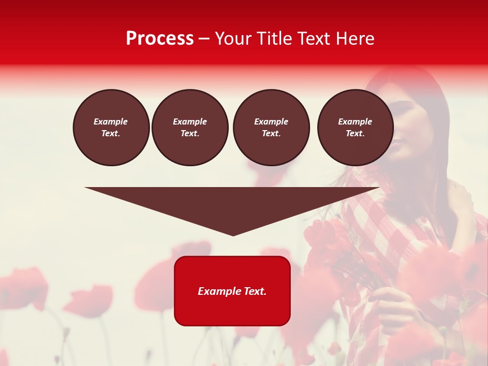 Offspring Friendly Schoolgirl PowerPoint Template