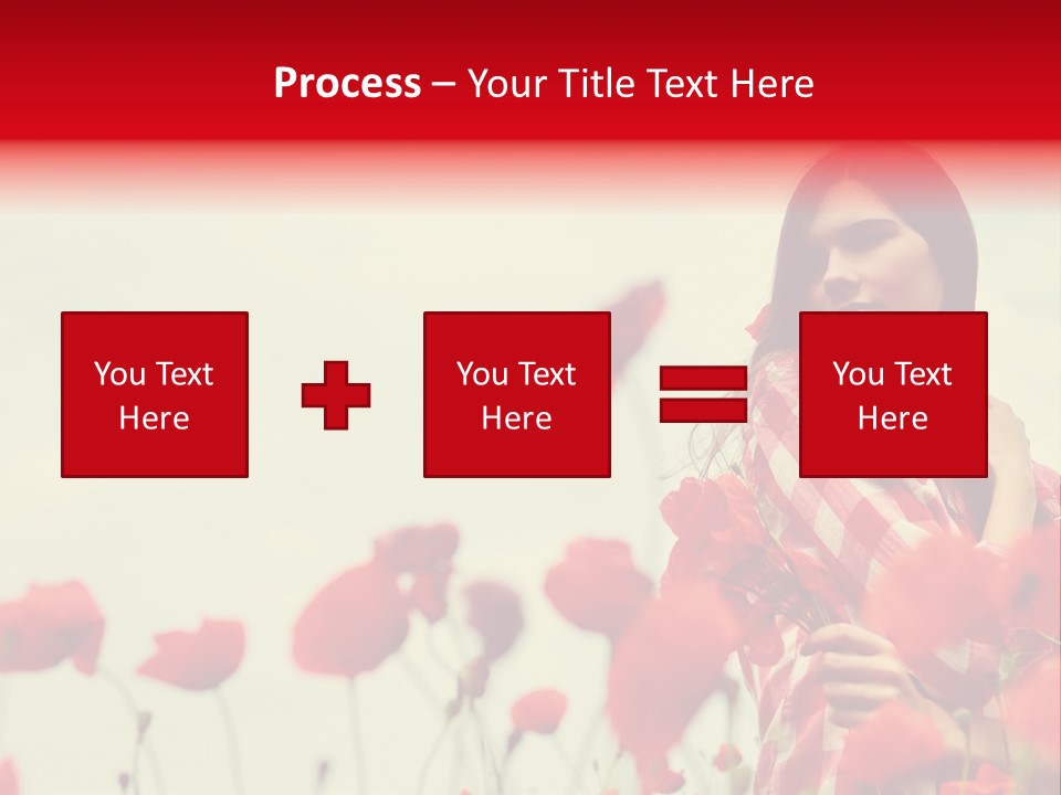 Offspring Friendly Schoolgirl PowerPoint Template