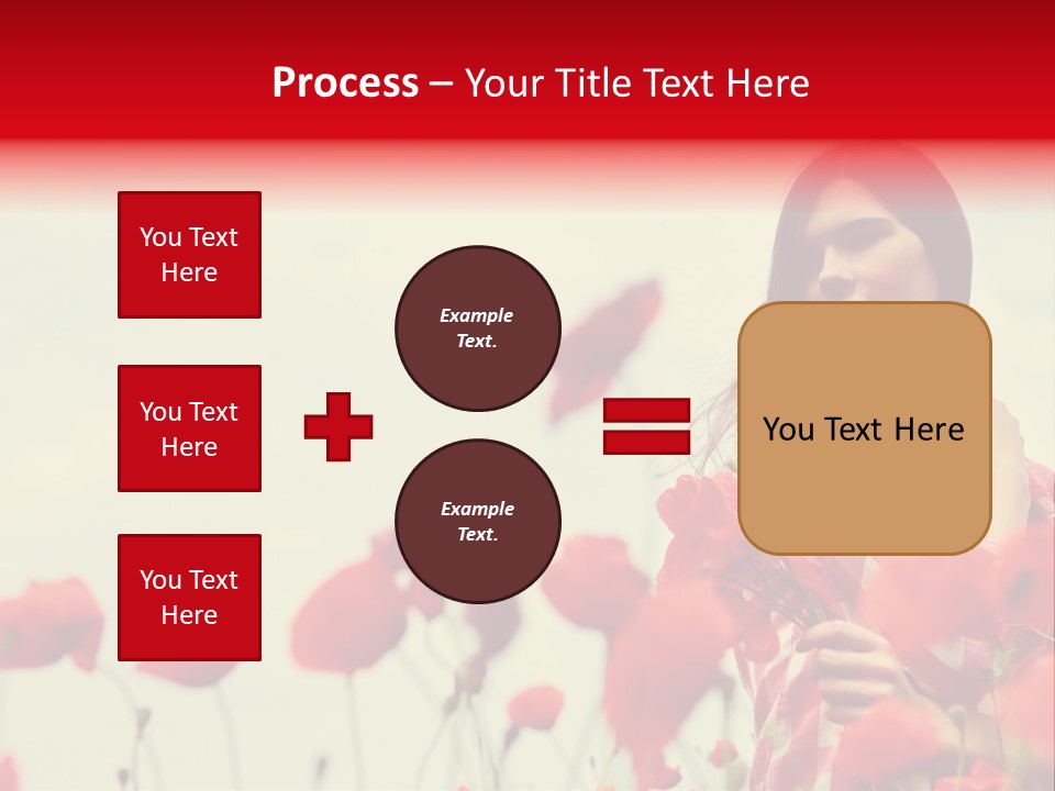 Offspring Friendly Schoolgirl PowerPoint Template