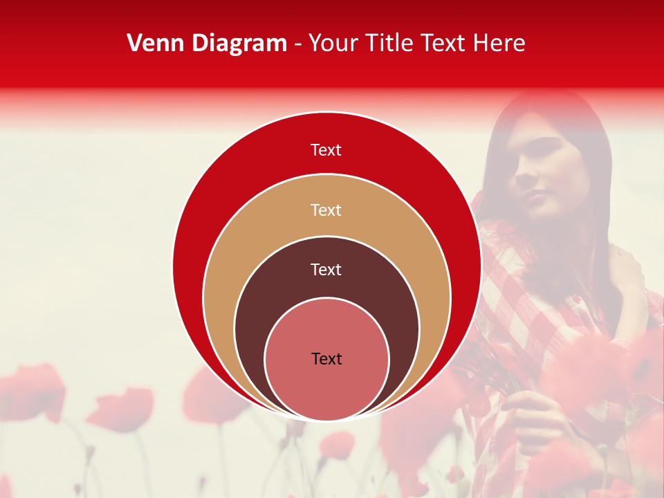 Offspring Friendly Schoolgirl PowerPoint Template