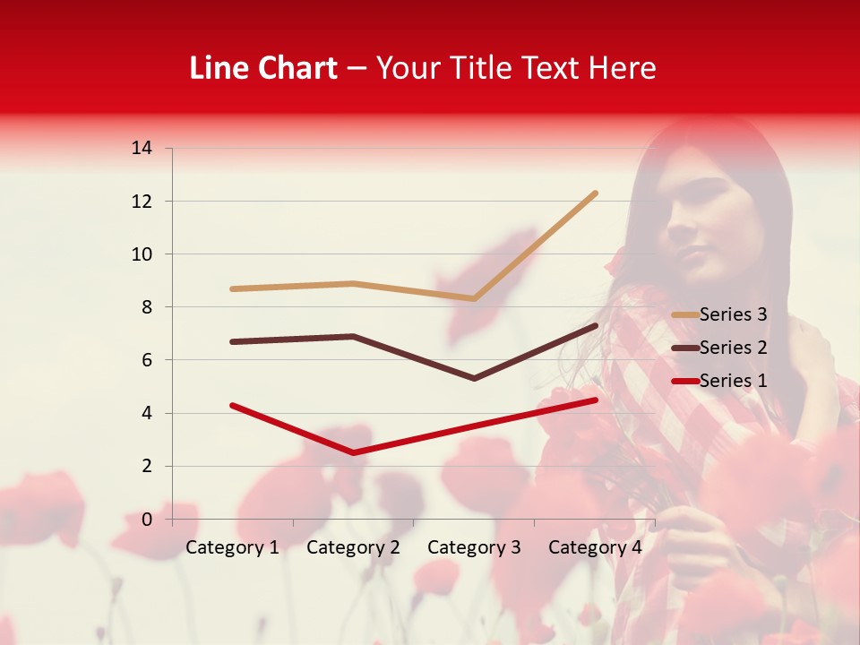 Offspring Friendly Schoolgirl PowerPoint Template