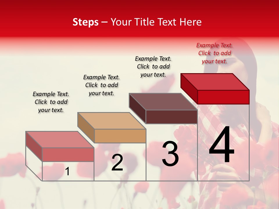 Offspring Friendly Schoolgirl PowerPoint Template