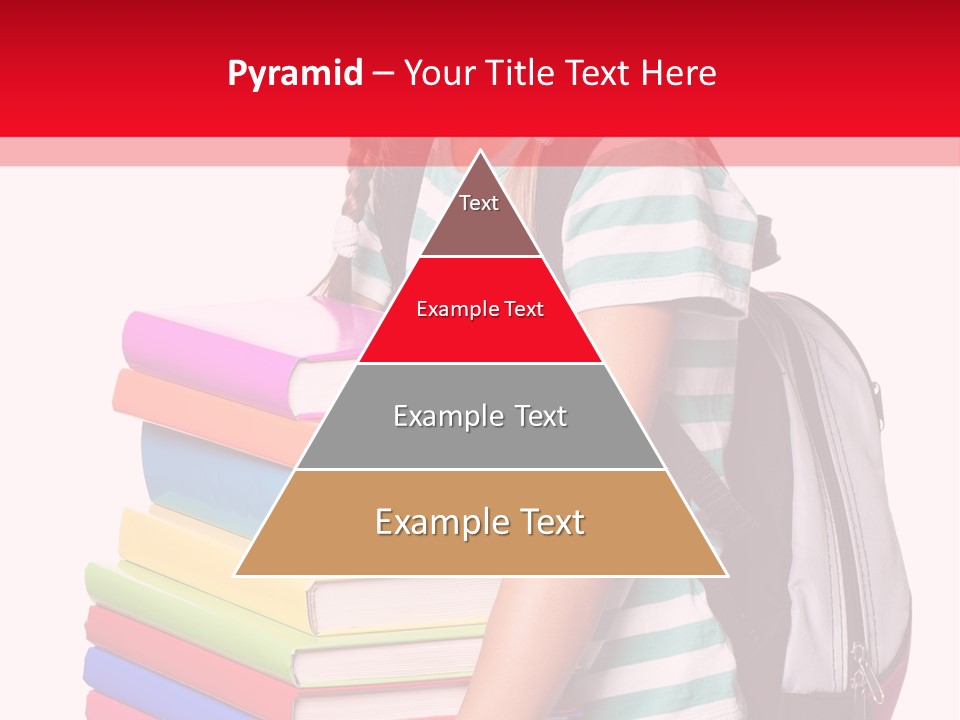 Offspring Friendly Schoolgirl PowerPoint Template