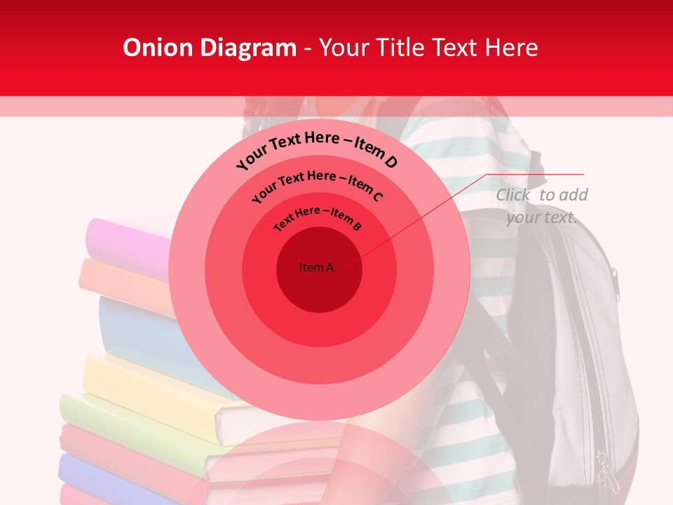 Offspring Friendly Schoolgirl PowerPoint Template