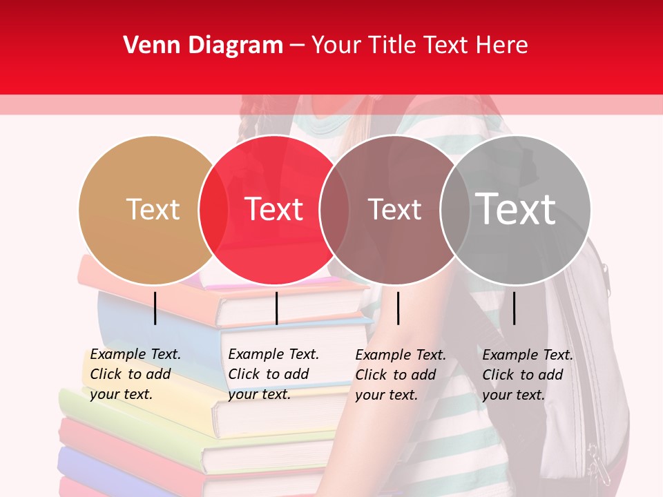 Offspring Friendly Schoolgirl PowerPoint Template