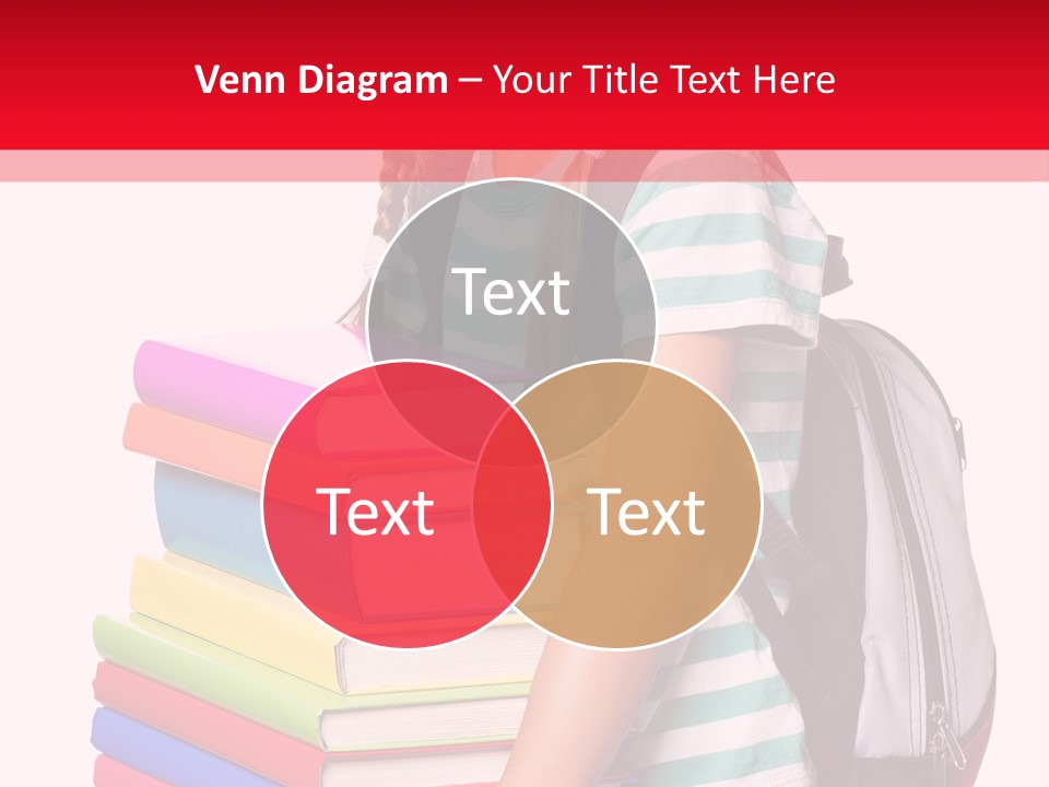 Offspring Friendly Schoolgirl PowerPoint Template