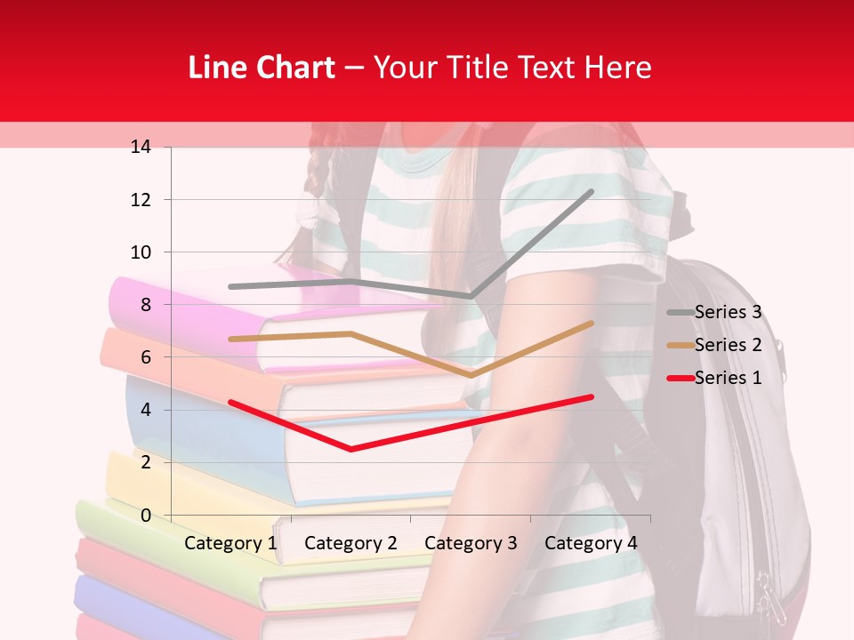 Offspring Friendly Schoolgirl PowerPoint Template