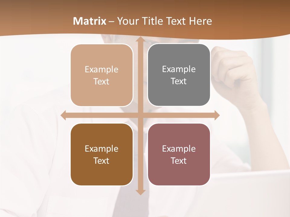 Portrait Computer Japanese PowerPoint Template
