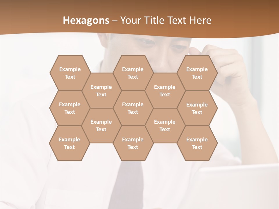 Portrait Computer Japanese PowerPoint Template