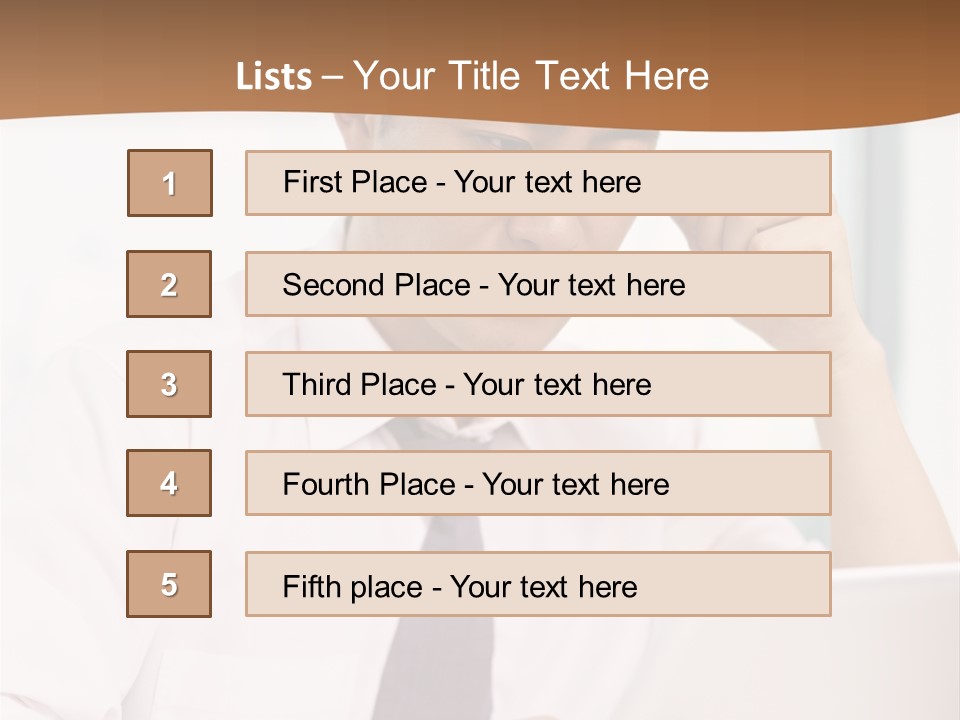 Portrait Computer Japanese PowerPoint Template
