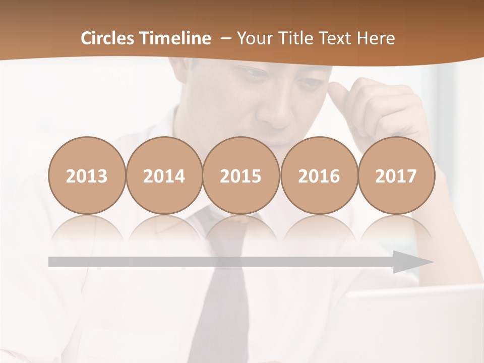Portrait Computer Japanese PowerPoint Template