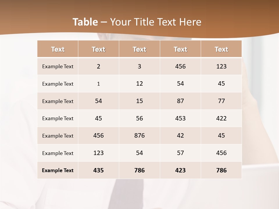 Portrait Computer Japanese PowerPoint Template