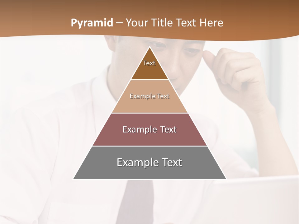 Portrait Computer Japanese PowerPoint Template