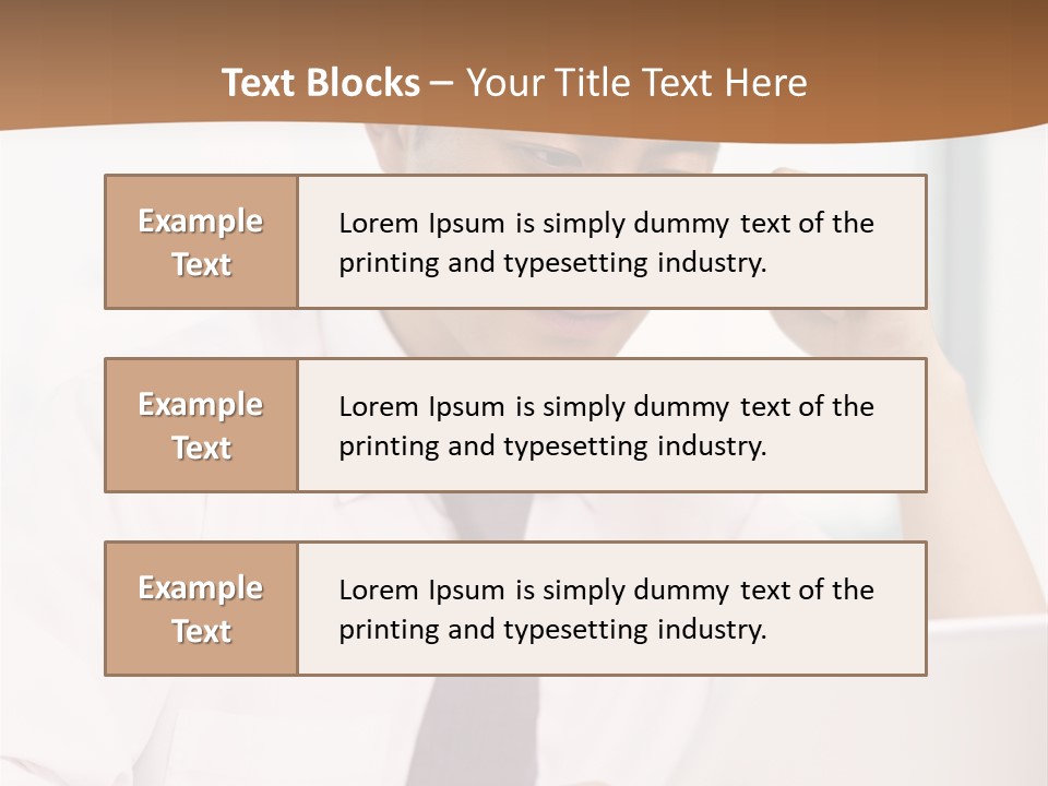 Portrait Computer Japanese PowerPoint Template